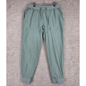 Lululemon‎ ABC Jogger Shorter Mens Size Medium Green Pants Activewear Joggers